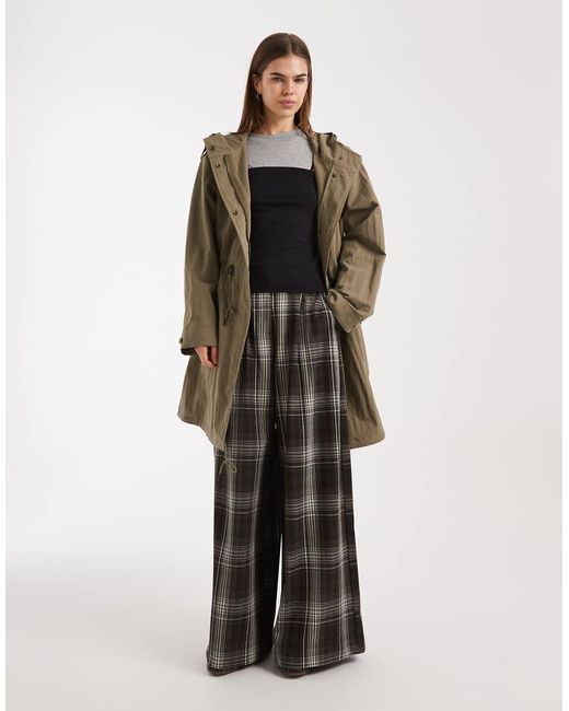 ASOS Oversized Parka in het Green