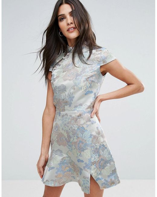 asos chinese style dress