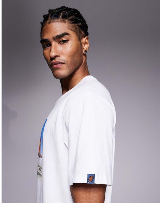 ICECREAM White Billboard T-shirt for men
