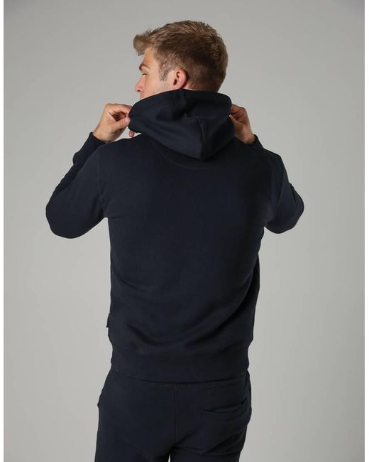 French Connection Blue Cotton Blend Hoody for men