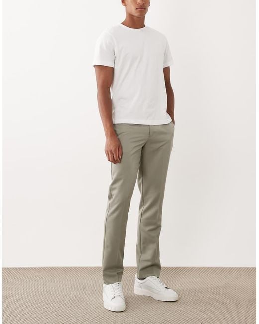 ASOS Natural Smart Slim Pants for men