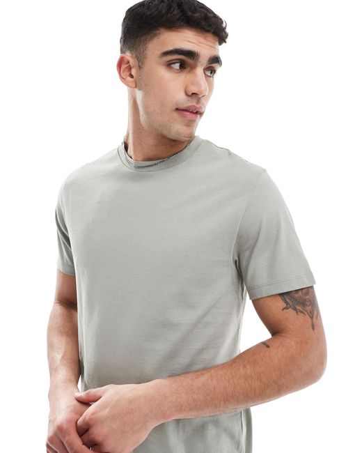 ASOS – basic-t-shirt in White für Herren