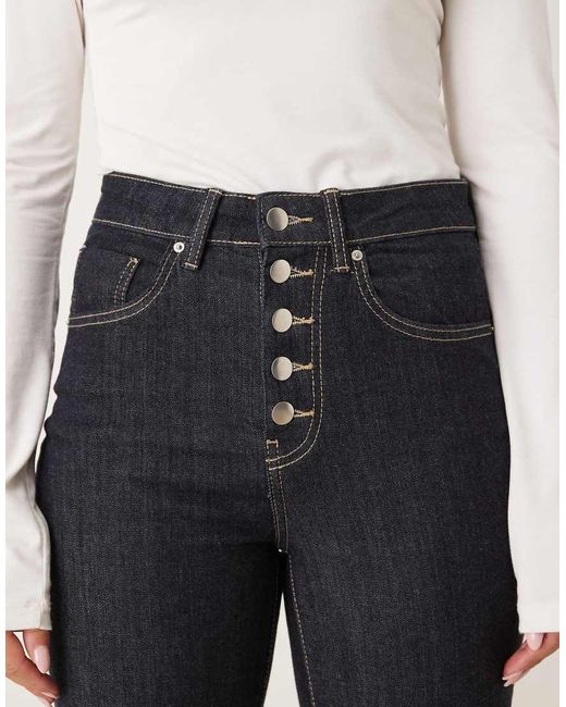 Gina Tricot Black Tailored Flare Jeans