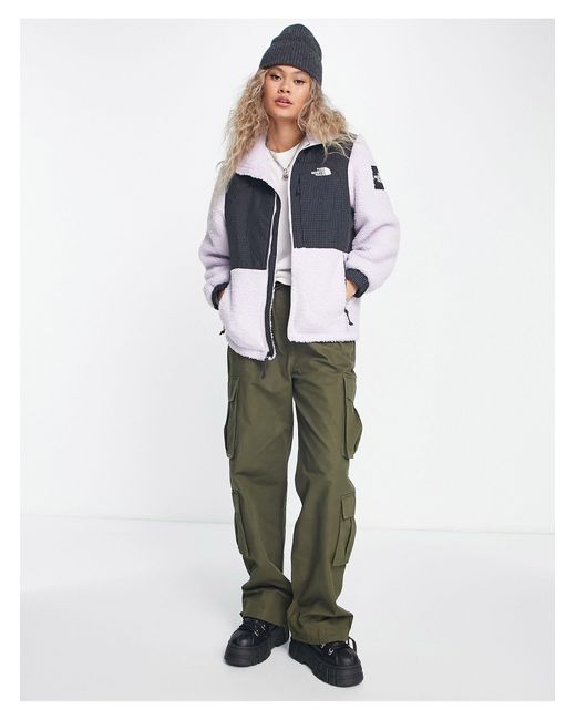 womens white denali north face jacket