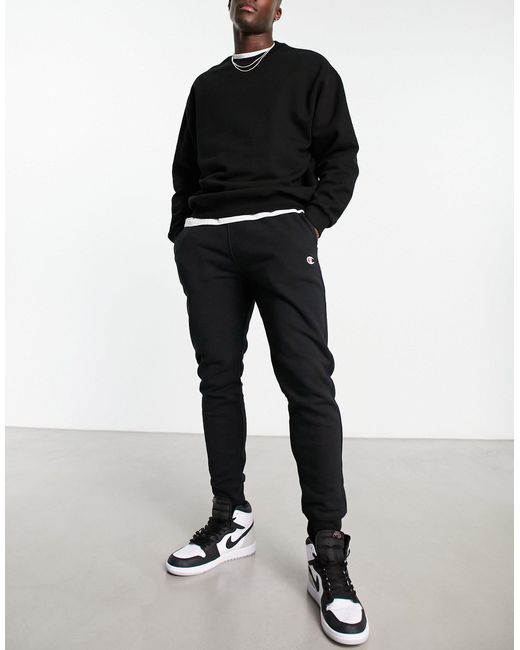 Champion small online logo joggers