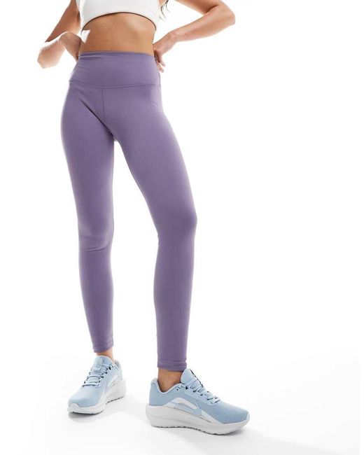 nike dri fit purple leggings