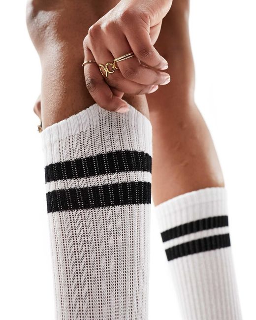 Vero Moda White Sport Socks