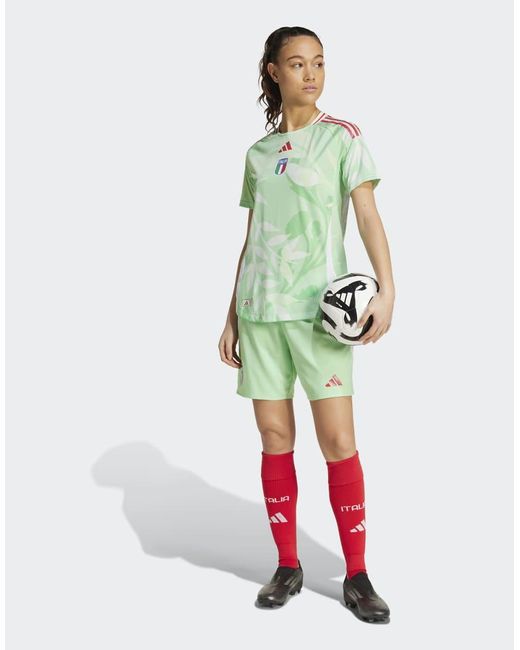Adidas Originals Green Italy 25 Team) Away Authentic Jersey