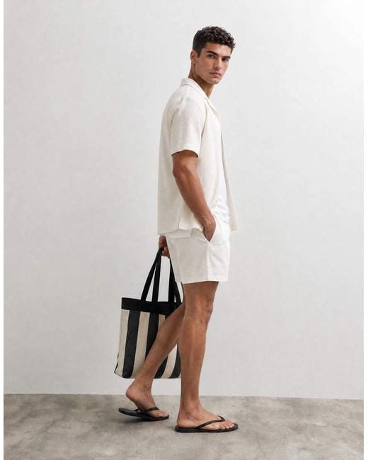 ASOS Natural Dressy Regular Shorts for men