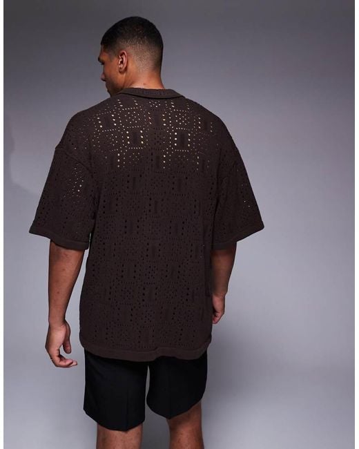 Camicia di ADPT in Black da Uomo