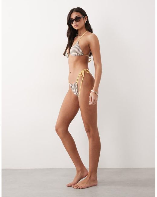 Candypants Natural Tieside Bikini Bottom