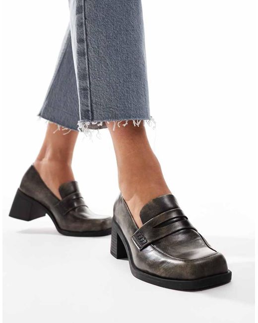 Mocasines De Vestir Con Tacón Medio Stanford De ASOS de color Multicolor