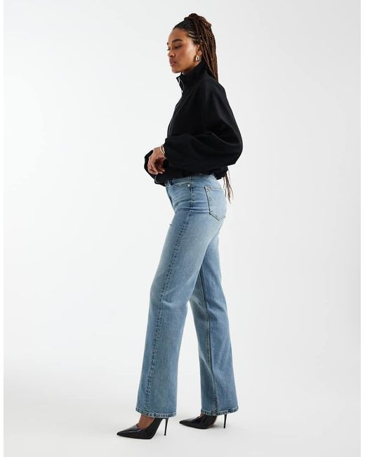ASOS Black Asos Design Tall Comfort Stretch Straight Leg Jeans