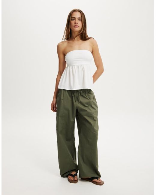Cotton On Green Jackson Utility Pant