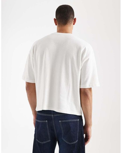Cotton On White Terry T-shirt for men