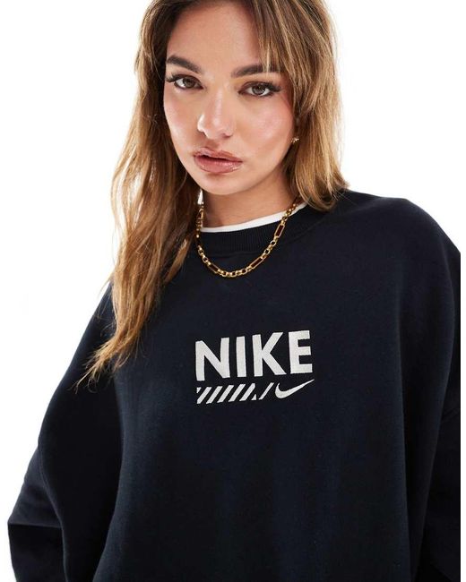 nike swoosh oversized sweatshirt