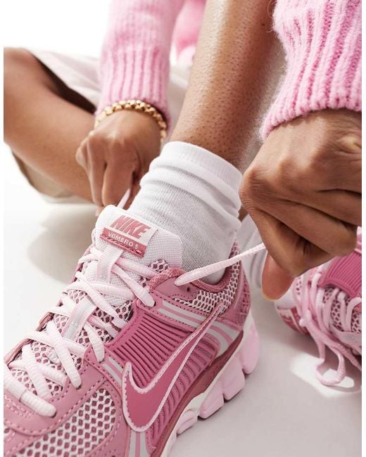 Nike Pink Zoom Vomero 5 Trainers