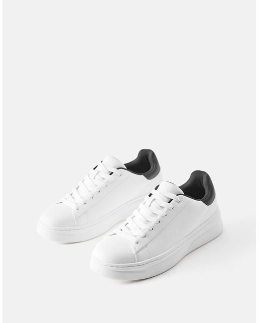 Pull&Bear Lässige sneaker mit detail in White für Herren