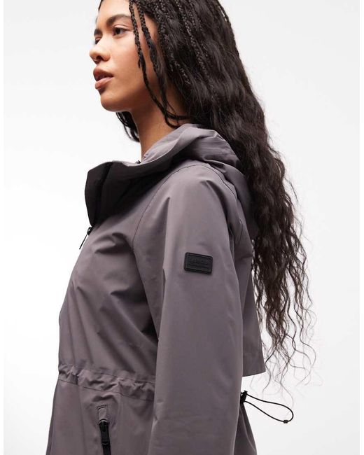 Barbour Gray Kyra Water Repellent Short Jacket