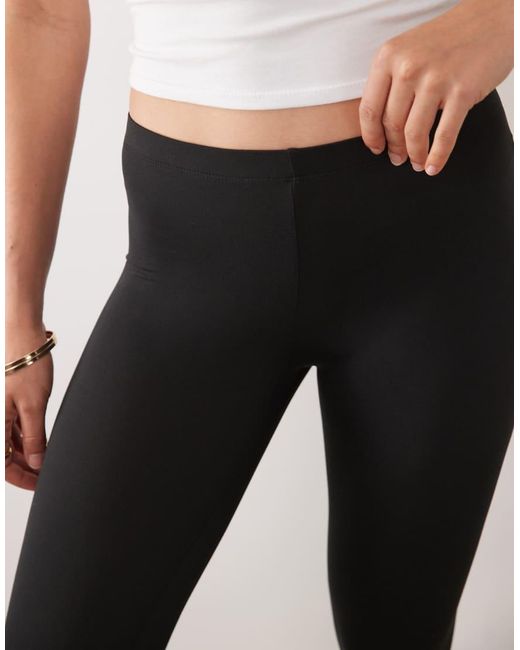 Brave Soul White 3/4 Length Capri leggings
