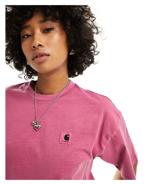 Carhartt Pink Nelson Dyed T-shirt