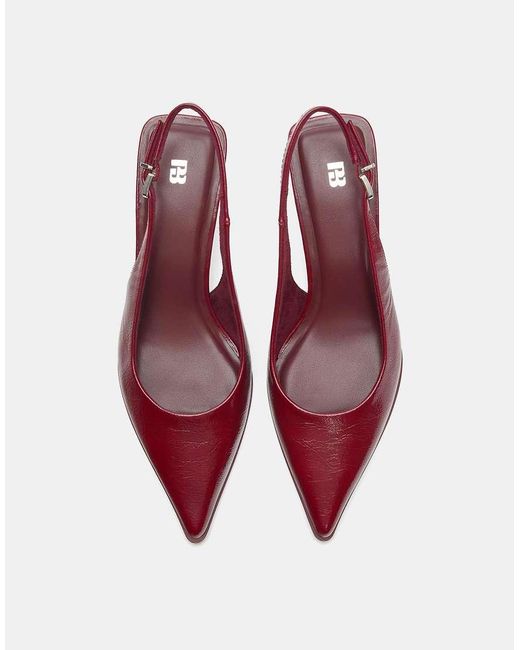 Pull&Bear Pink Vinyl High-heel Shoes