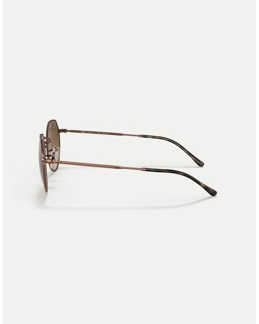 Ray-Ban Natural Jack Irregular Polarised Sunglasses