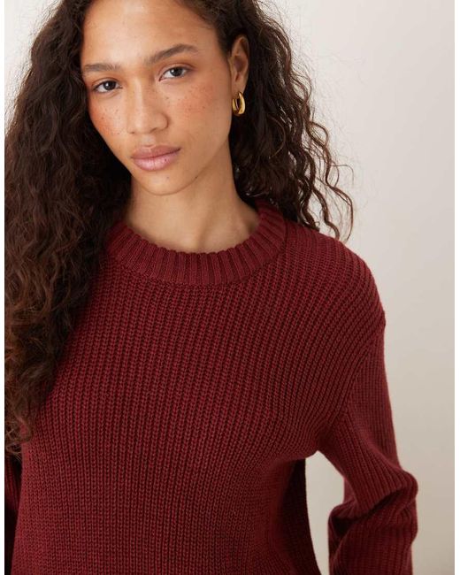 JJXX Red Knit Jumper