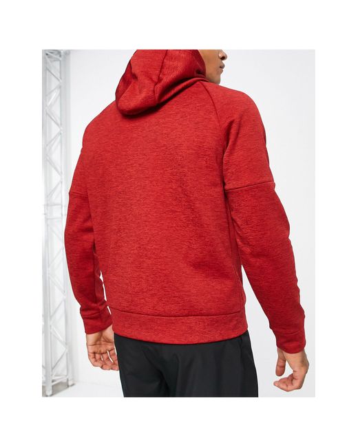Nike Red Therma-fit Full Zip Hoodie for men