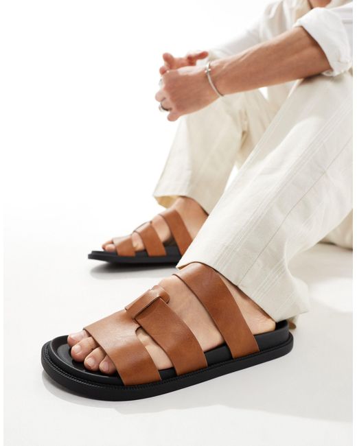 ASOS Natural Sandals for men