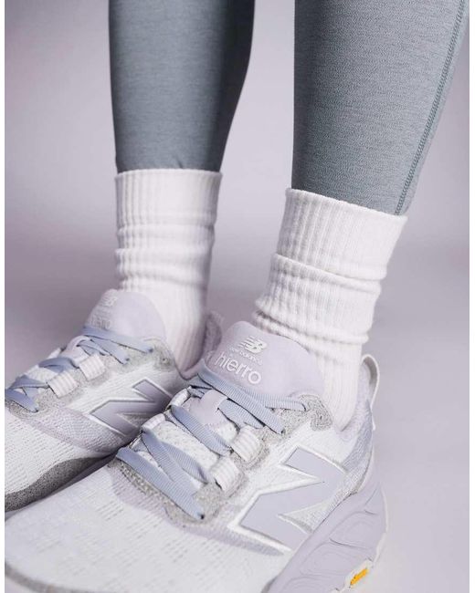 New Balance Gray Hierro Running Trail Trainers