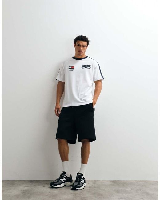 Tommy Hilfiger White World Cup Relaxed Fit T-shirt for men