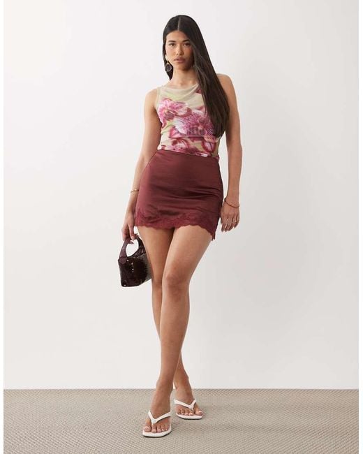 ASOS Multicolor Sheer Mesh Tank Top