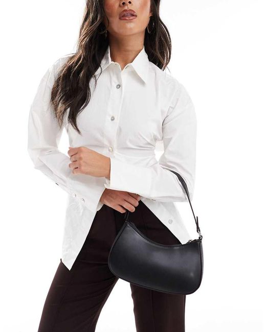Borsa Da Spalla Nera di Pieces in Black
