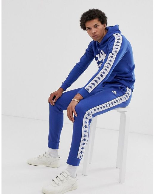 kappa blue joggers