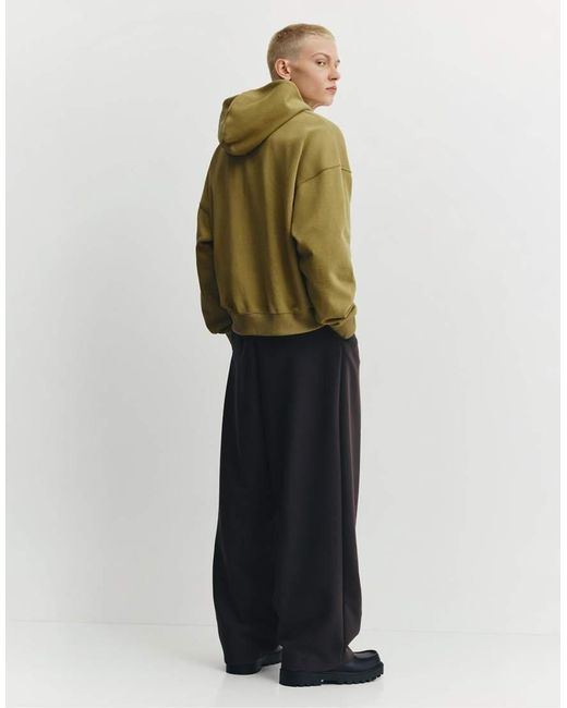 Pull&Bear Basic Hoodie Met Rits in het Green voor heren