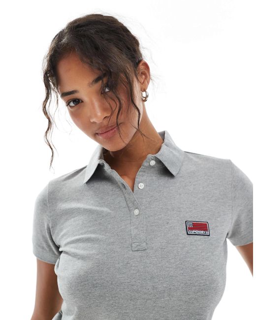 Superdry Blue – athletic essentials – polohemd