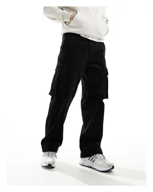 Renato - pantalon cargo droit en velours côtelé G-Star RAW pour homme en coloris White