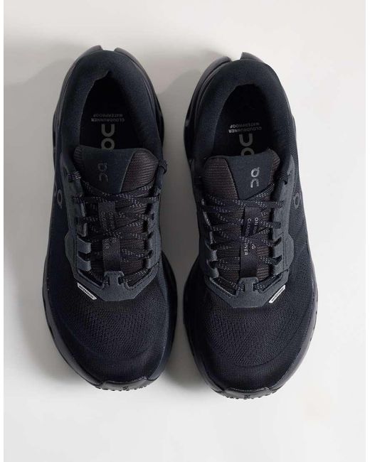 On Shoes Blue Cloudrunner 3 Waterproof Running Trainers