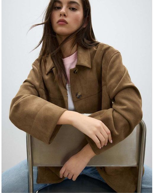 Giacca di Stradivarius in Brown
