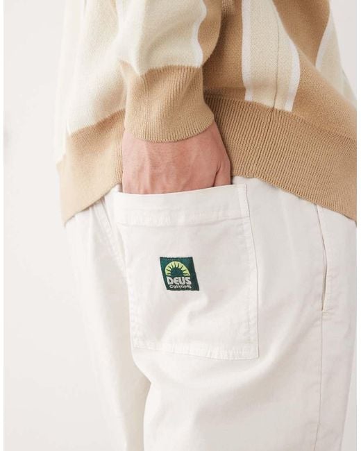 Pantalones Playeros Blancos Infinity De Deus Ex Machina de hombre de color Natural