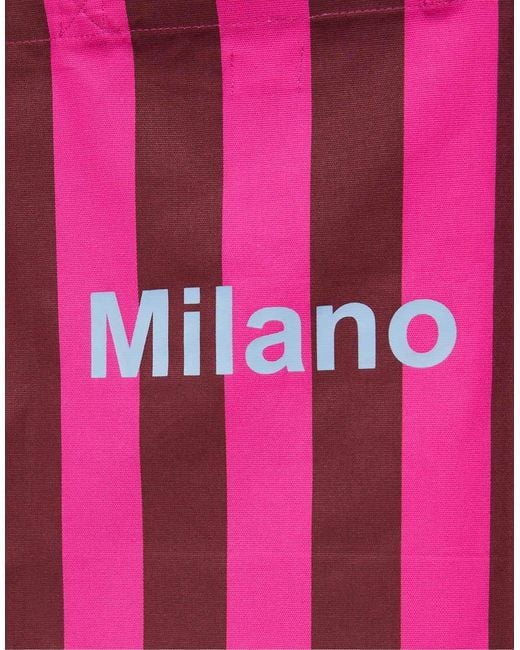 Borsa Shopper A Righe Cities di Pull&Bear in Pink