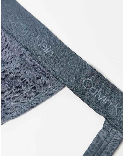 Calvin Klein Blue Lace Jock Strap for men