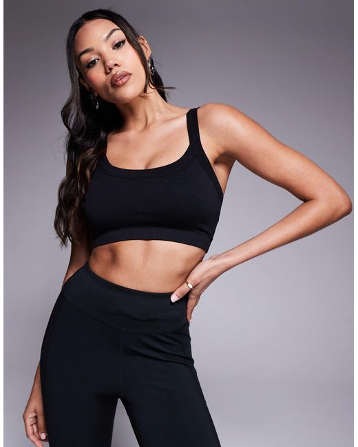 4505 Gray Fuller Bust Sculpting Seamless Medium Support Sports Bra