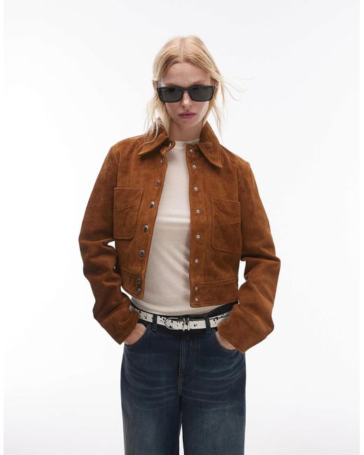 Mango Blue Suede Jacket