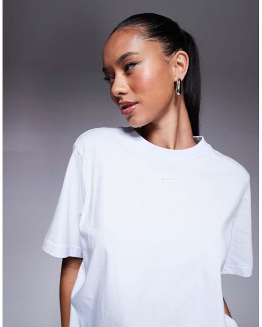 Nike White Essential Oversized T-Shirt