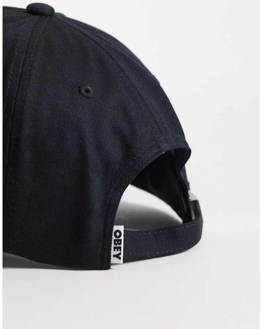 Obey Blue Design Studios Five Panel Strapback Cap