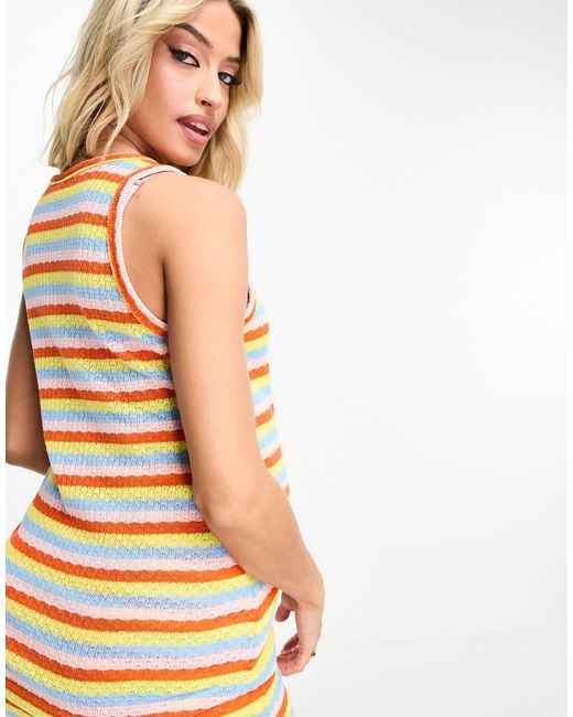 Mama.licious Orange Mamalicious Maternity Stripe Top Co-Ord
