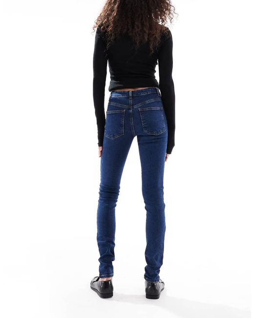 Miss Selfridge Blue Skinny Jeans
