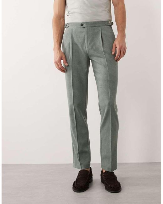 ASOS White Slim Suit Trousers for men